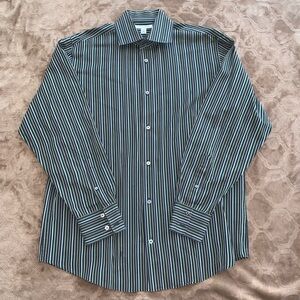 Banana Republic striped button down shirt